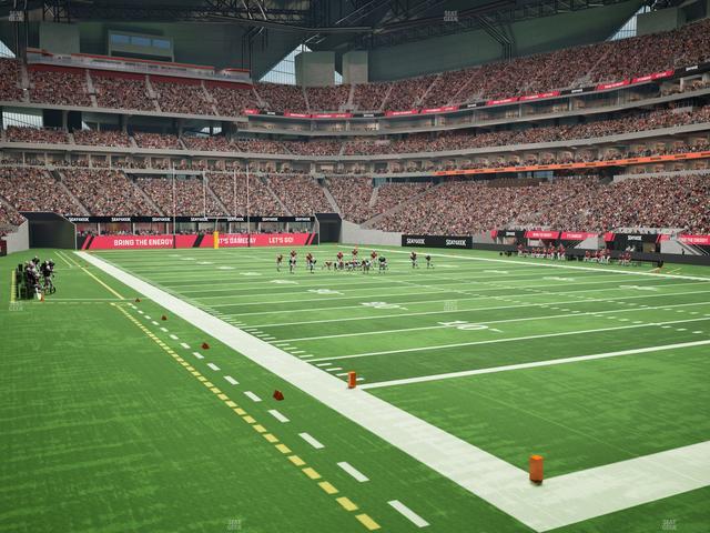Mercedes-Benz Stadium - Section 104 Seat View