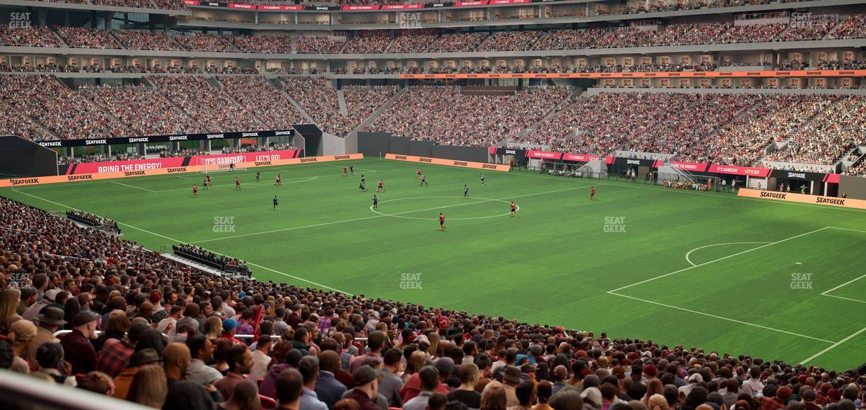 Mercedes-Benz Stadium - Section 105 Seat View