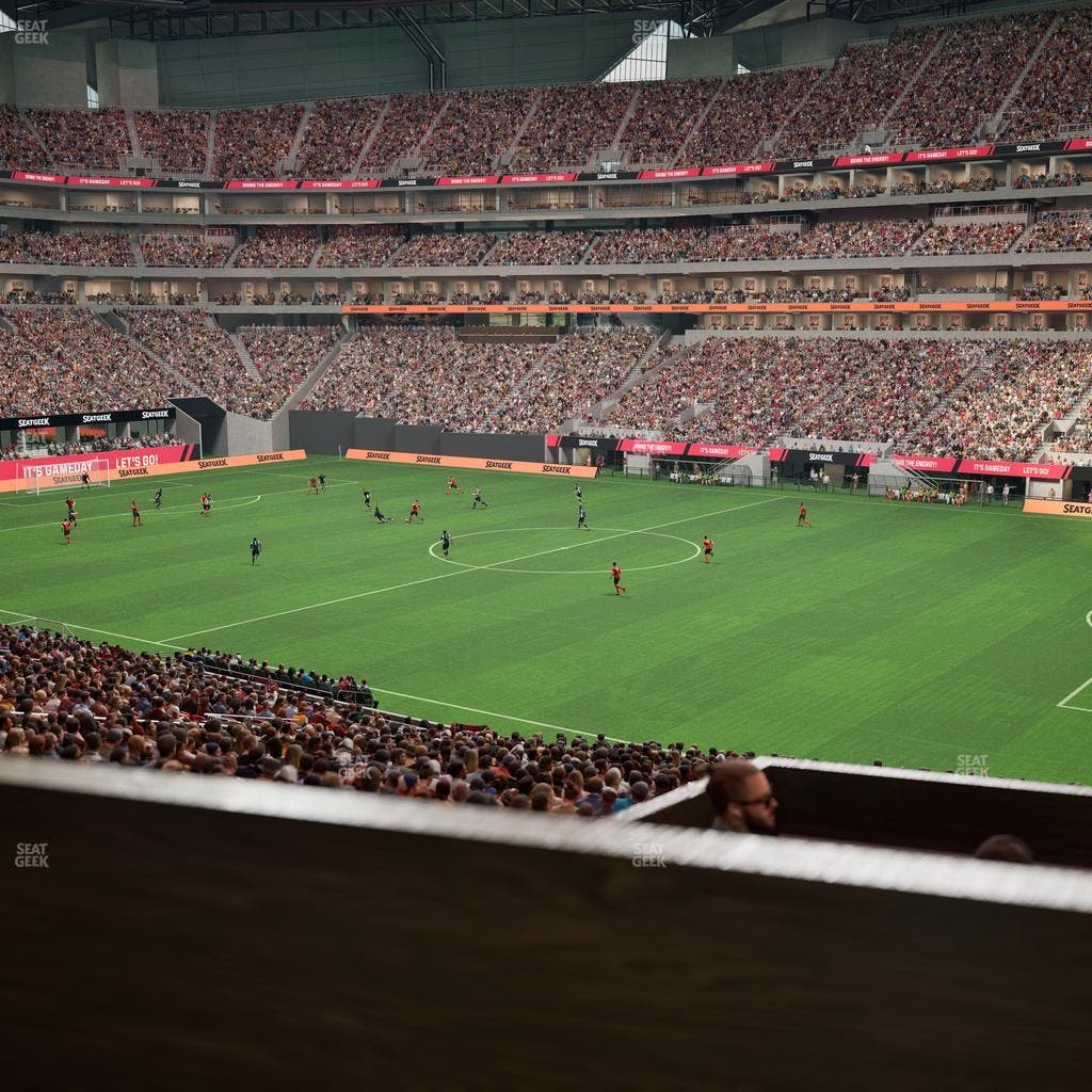 Mercedes-Benz Stadium - Section 106 L Seat View