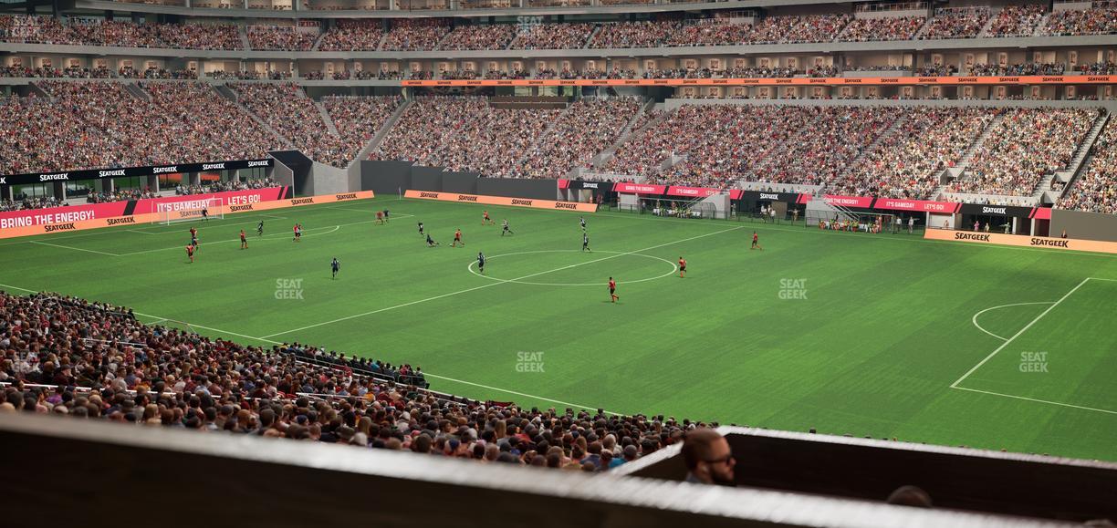 Mercedes-Benz Stadium - Section 106 L Seat View