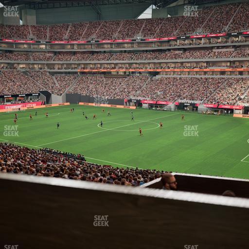 Mercedes-Benz Stadium - Section 106 L Seat View