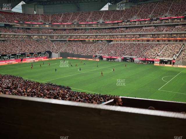 Mercedes-Benz Stadium - Section 106 L Seat View