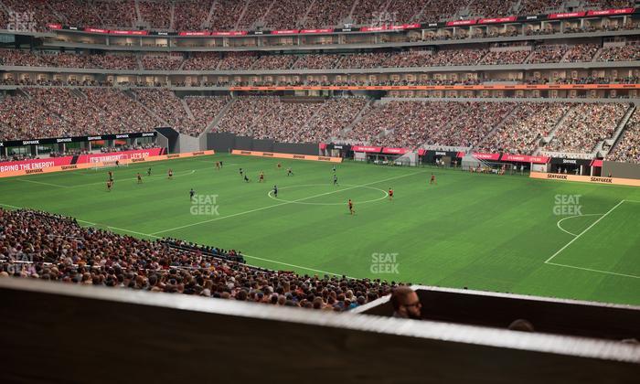 Mercedes-Benz Stadium - Section 106 L Seat View