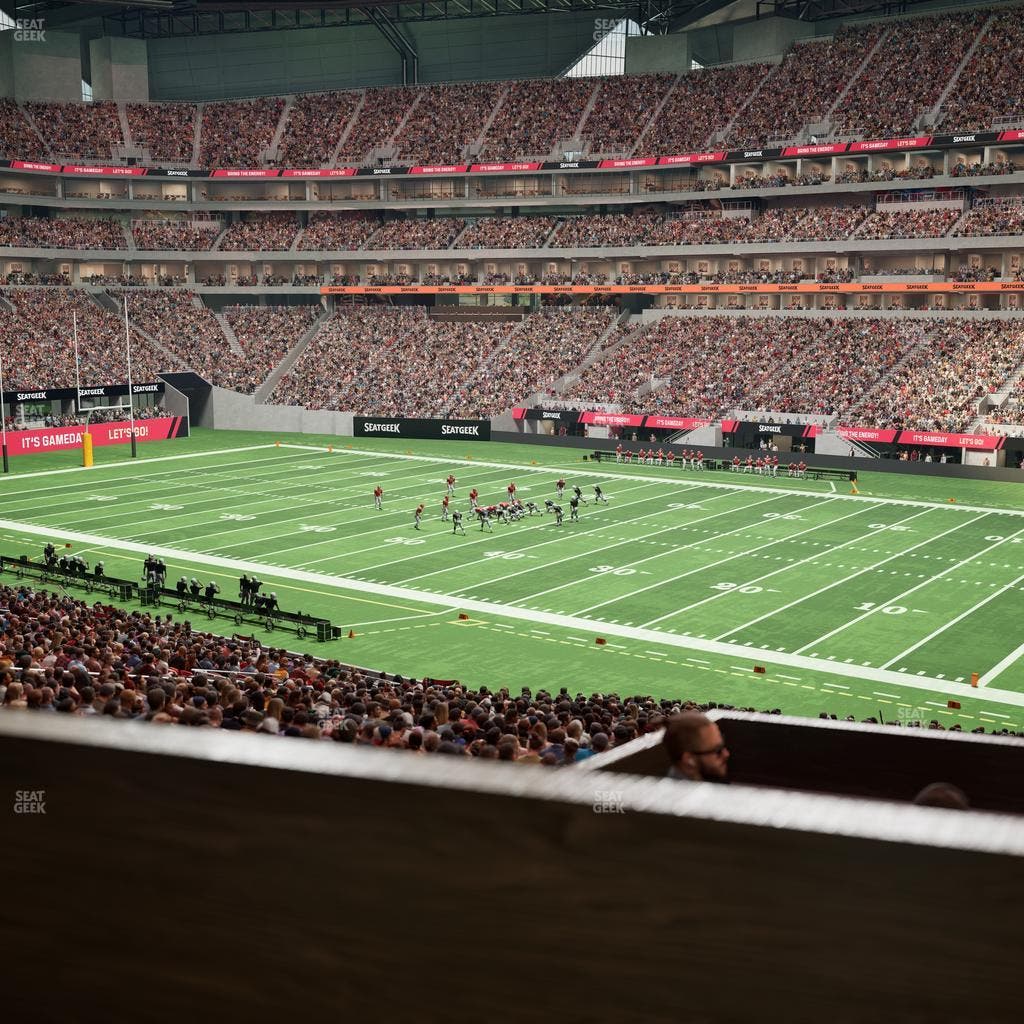 Mercedes-Benz Stadium - Section 106 L Seat View