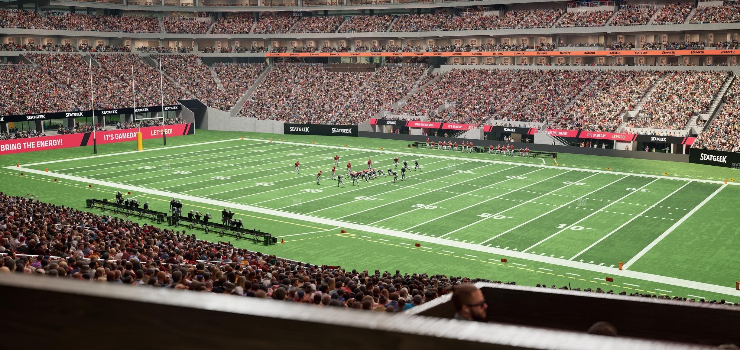 Mercedes-Benz Stadium - Section 106 L Seat View