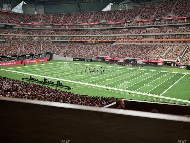 Mercedes-Benz Stadium - Section 106 L Seat View