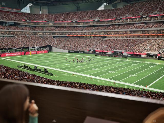 Mercedes-Benz Stadium - Section 106 L Seat View