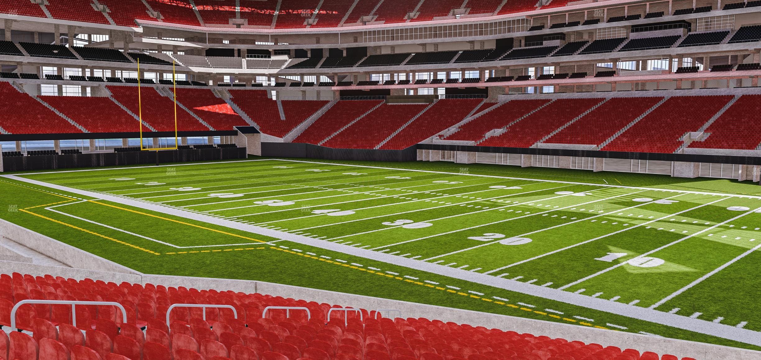 Mercedes-Benz Stadium - Section 106 L Seat View