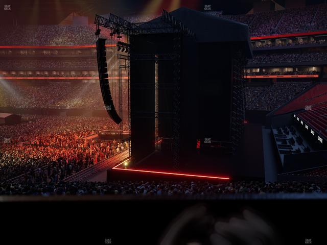 Mercedes-Benz Stadium - Section 106 L Seat View