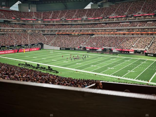 Mercedes-Benz Stadium - Section 106 L Seat View