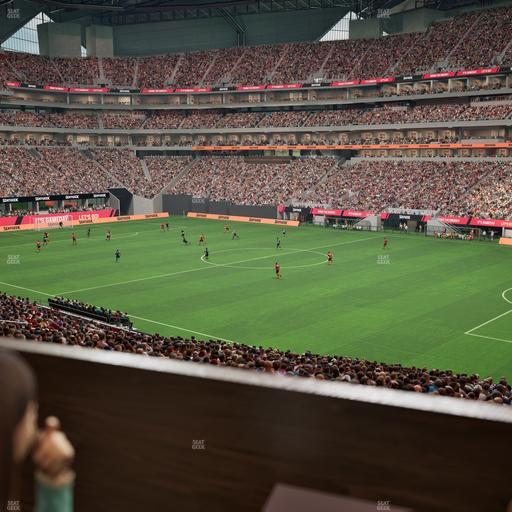 Mercedes-Benz Stadium - Section 106 L Seat View