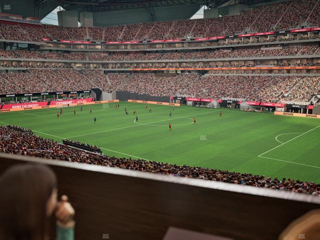 Mercedes-Benz Stadium - Section 106 L Seat View