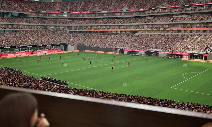 Mercedes-Benz Stadium - Section 106 L Seat View