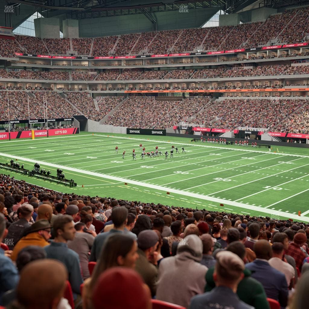 Mercedes-Benz Stadium - Section 106 Seat View