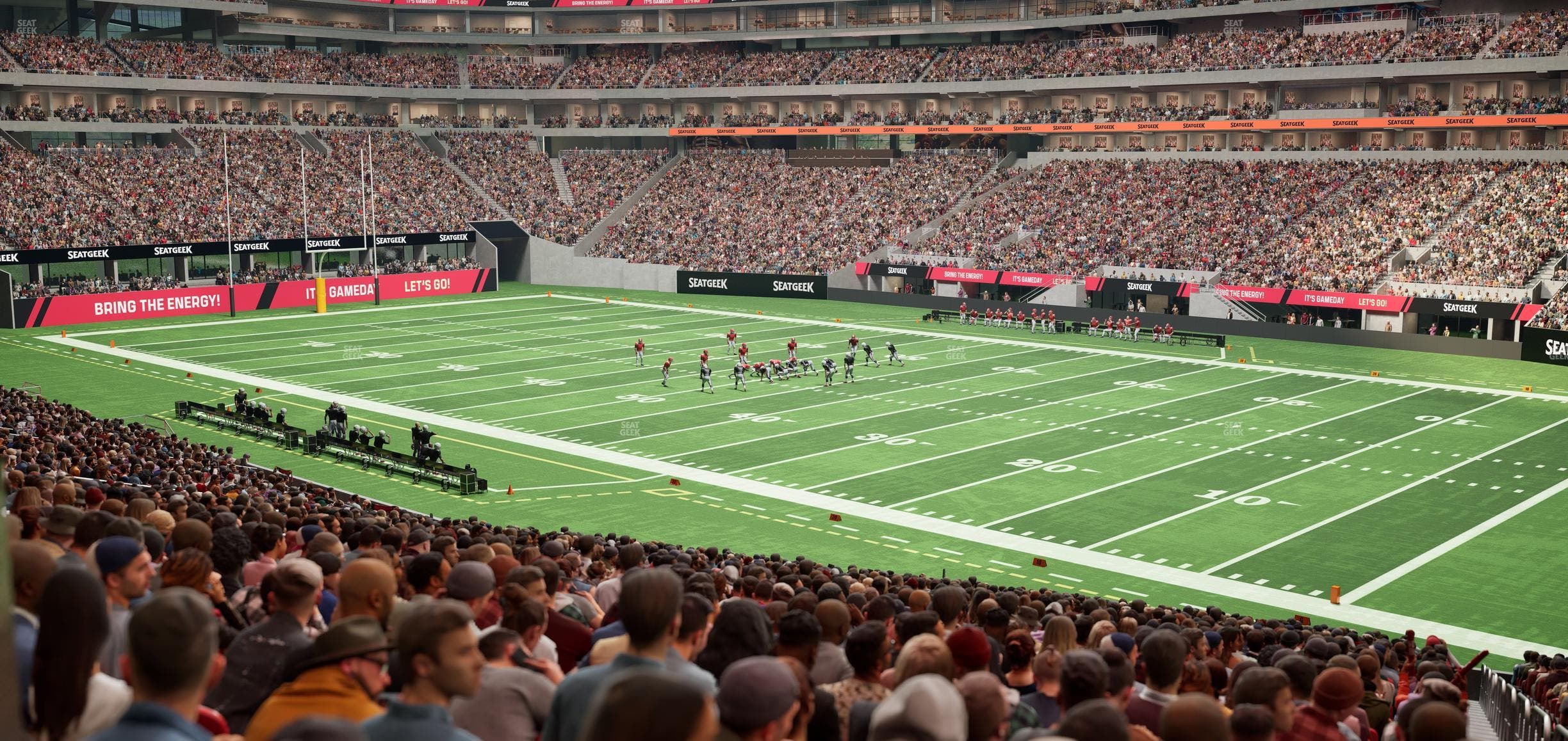 Mercedes-Benz Stadium - Section 106 Seat View