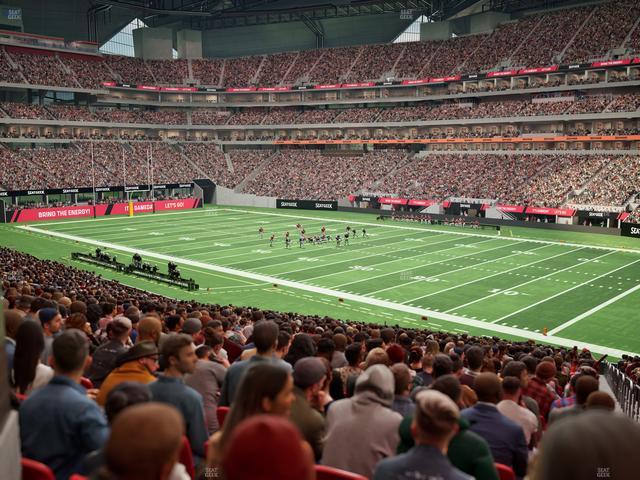 Mercedes-Benz Stadium - Section 106 Seat View