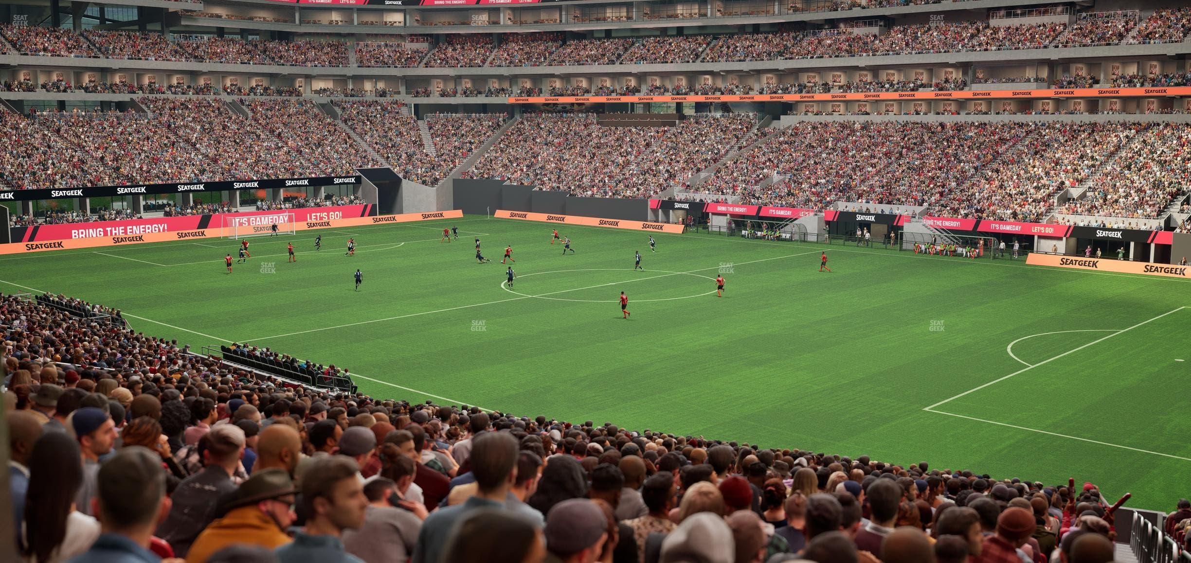 Mercedes-Benz Stadium - Section 106 Seat View