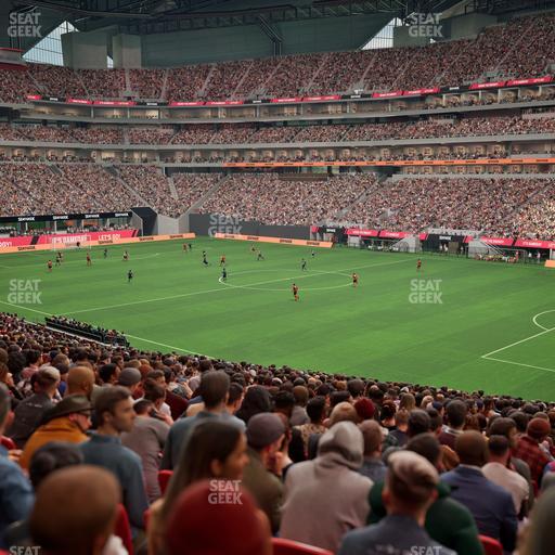 Mercedes-Benz Stadium - Section 106 Seat View