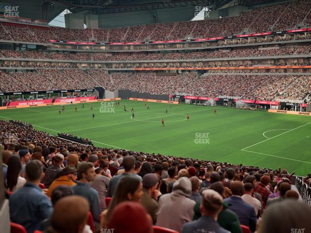 Mercedes-Benz Stadium - Section 106 Seat View