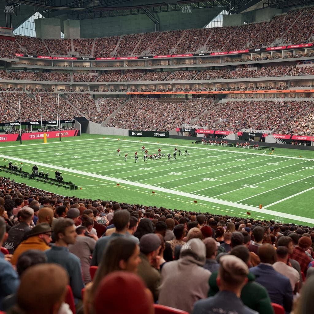 Mercedes-Benz Stadium - Section 106 Seat View