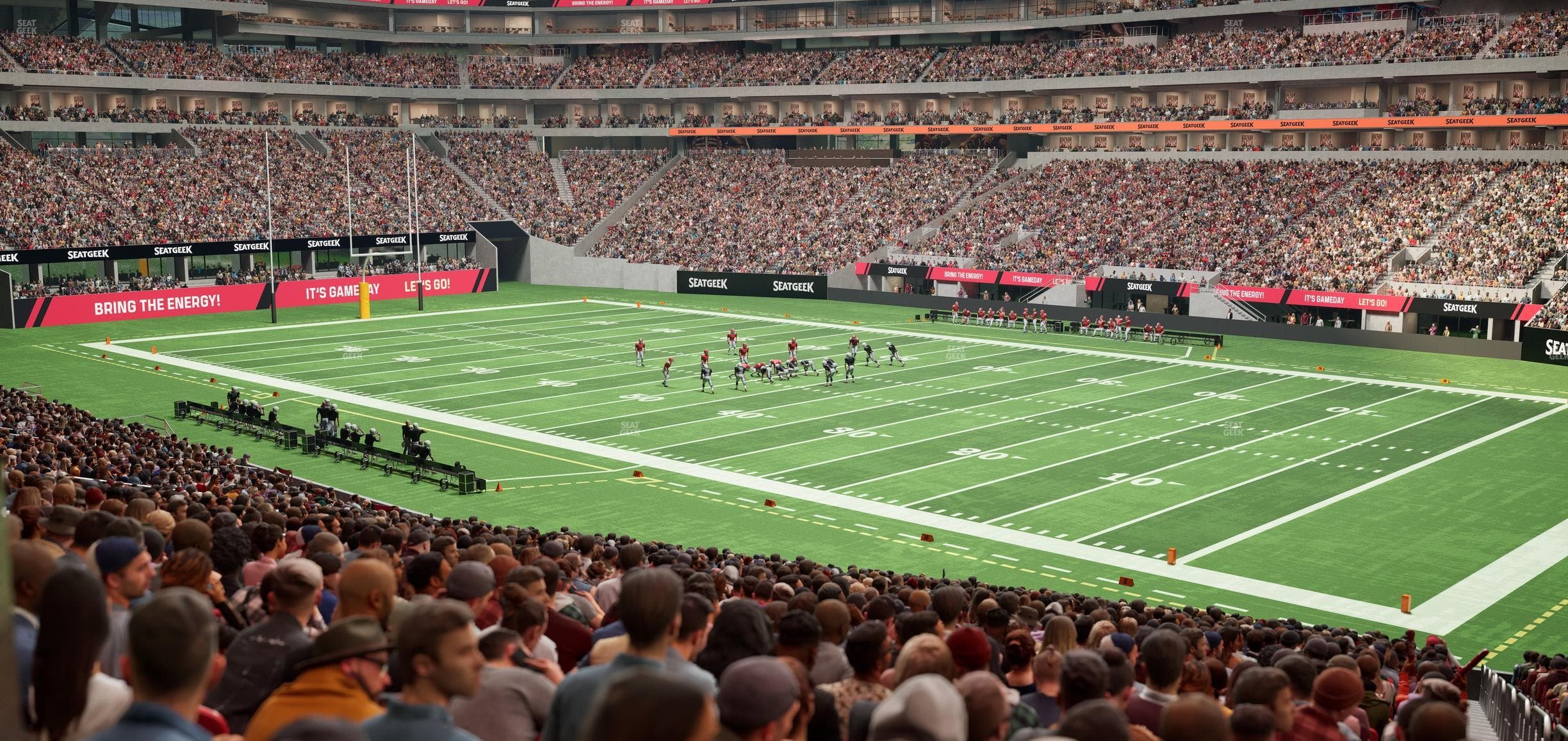 Mercedes-Benz Stadium - Section 106 Seat View