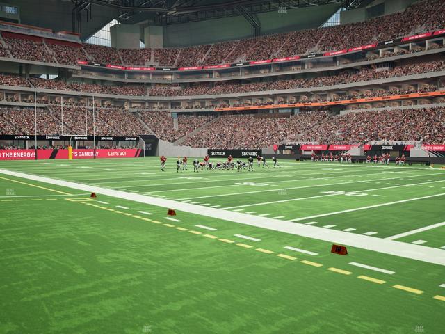 Mercedes-Benz Stadium - Section 106 Seat View