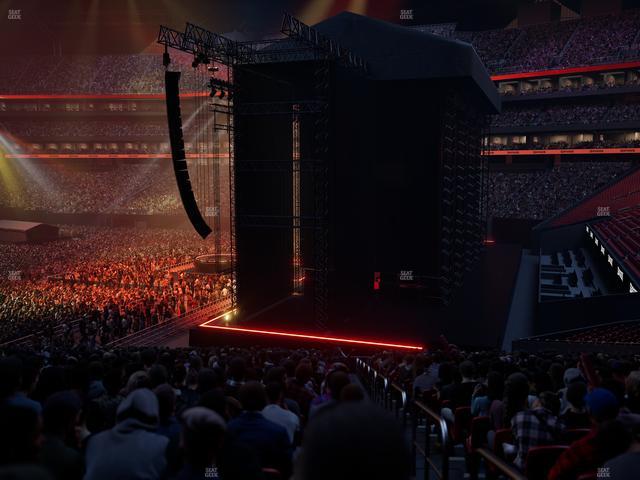 Mercedes-Benz Stadium - Section 106 Seat View