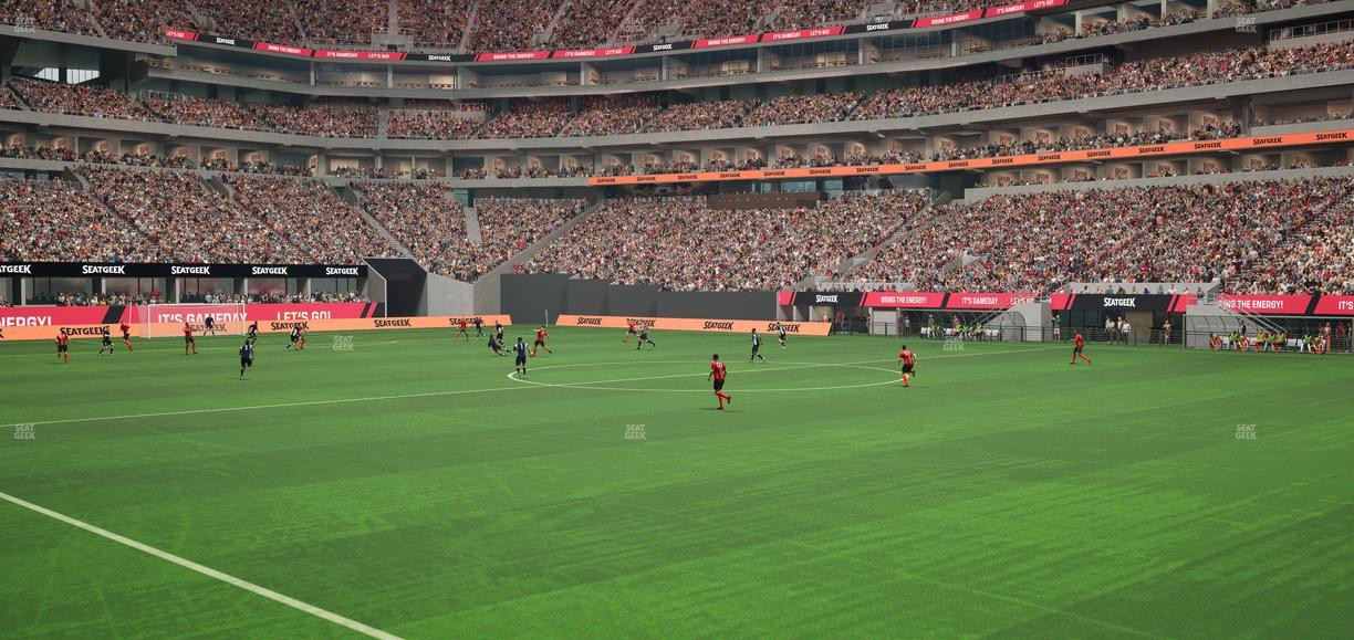 Mercedes-Benz Stadium - Section 106 Seat View