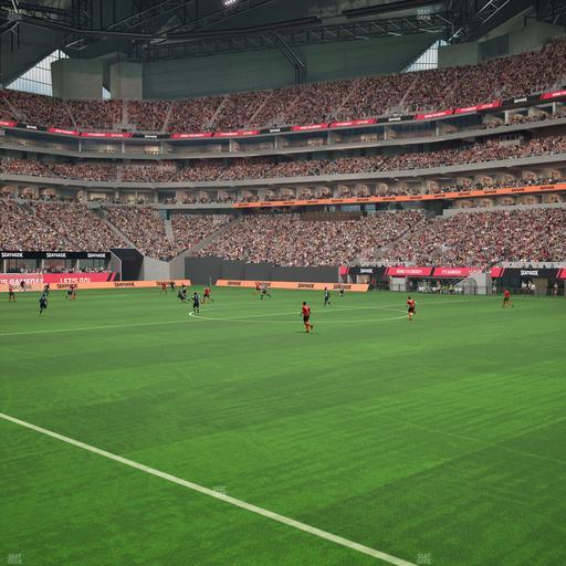 Mercedes-Benz Stadium - Section 106 Seat View