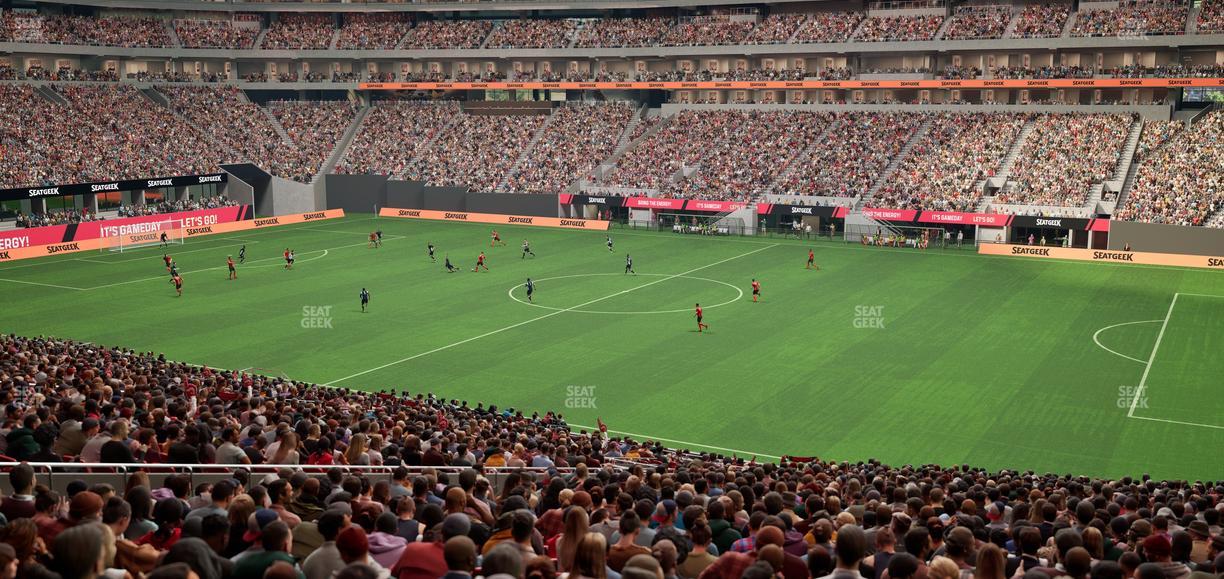 Mercedes-Benz Stadium - Section 107 Seat View