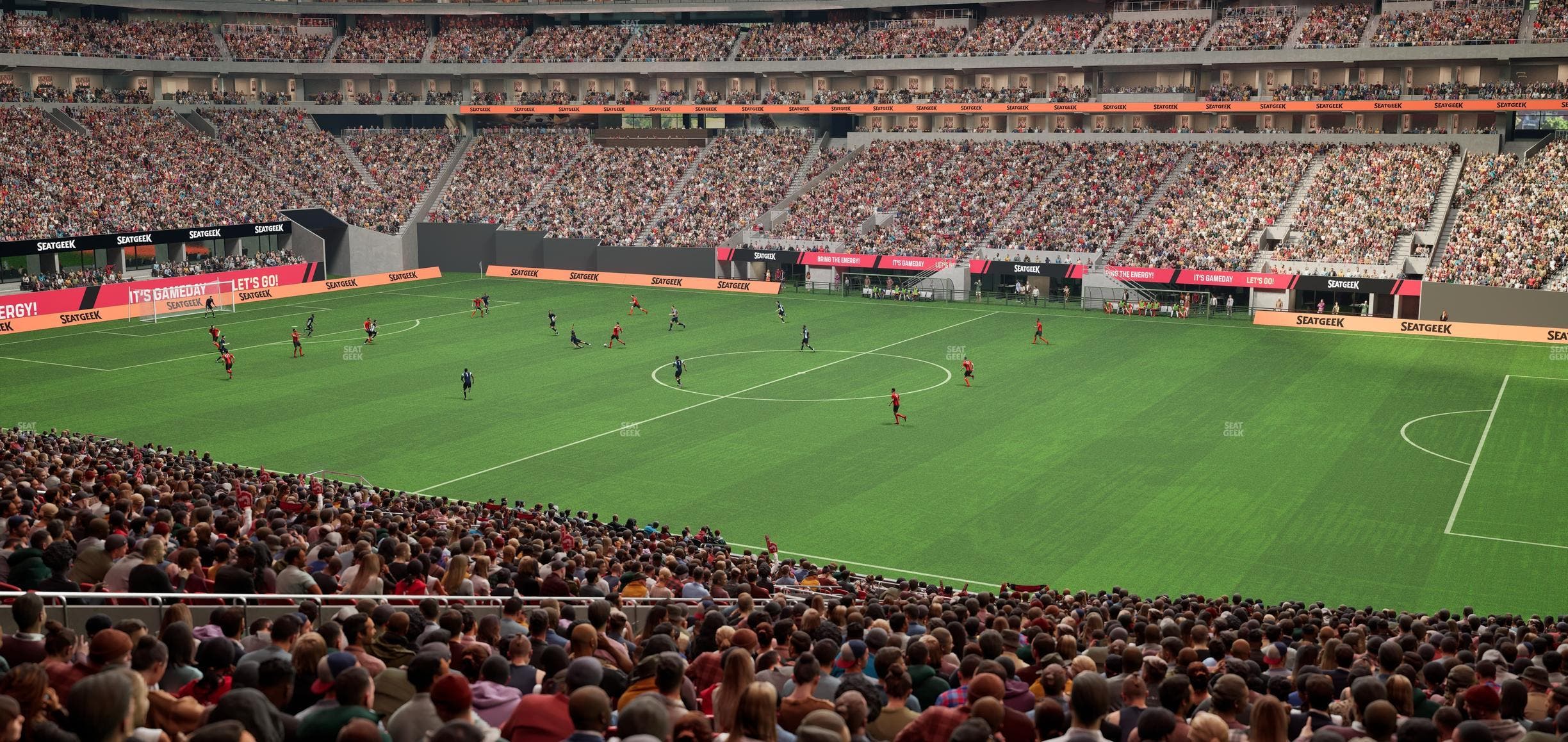 Mercedes-Benz Stadium - Section 107 Seat View