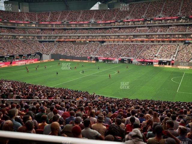 Mercedes-Benz Stadium - Section 107 Seat View