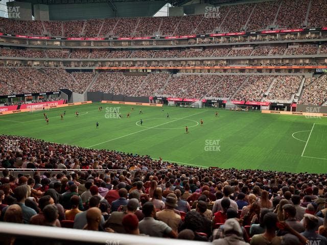 Mercedes-Benz Stadium - Section 107 Seat View