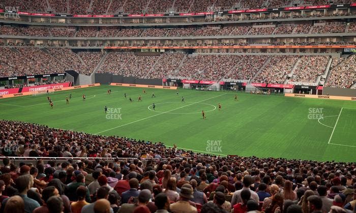 Mercedes-Benz Stadium - Section 107 Seat View