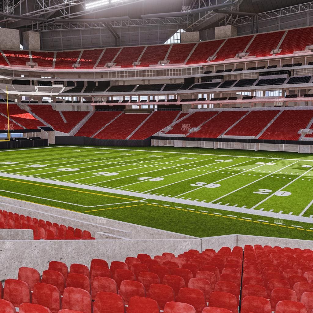 Mercedes-Benz Stadium - Section 107 Seat View