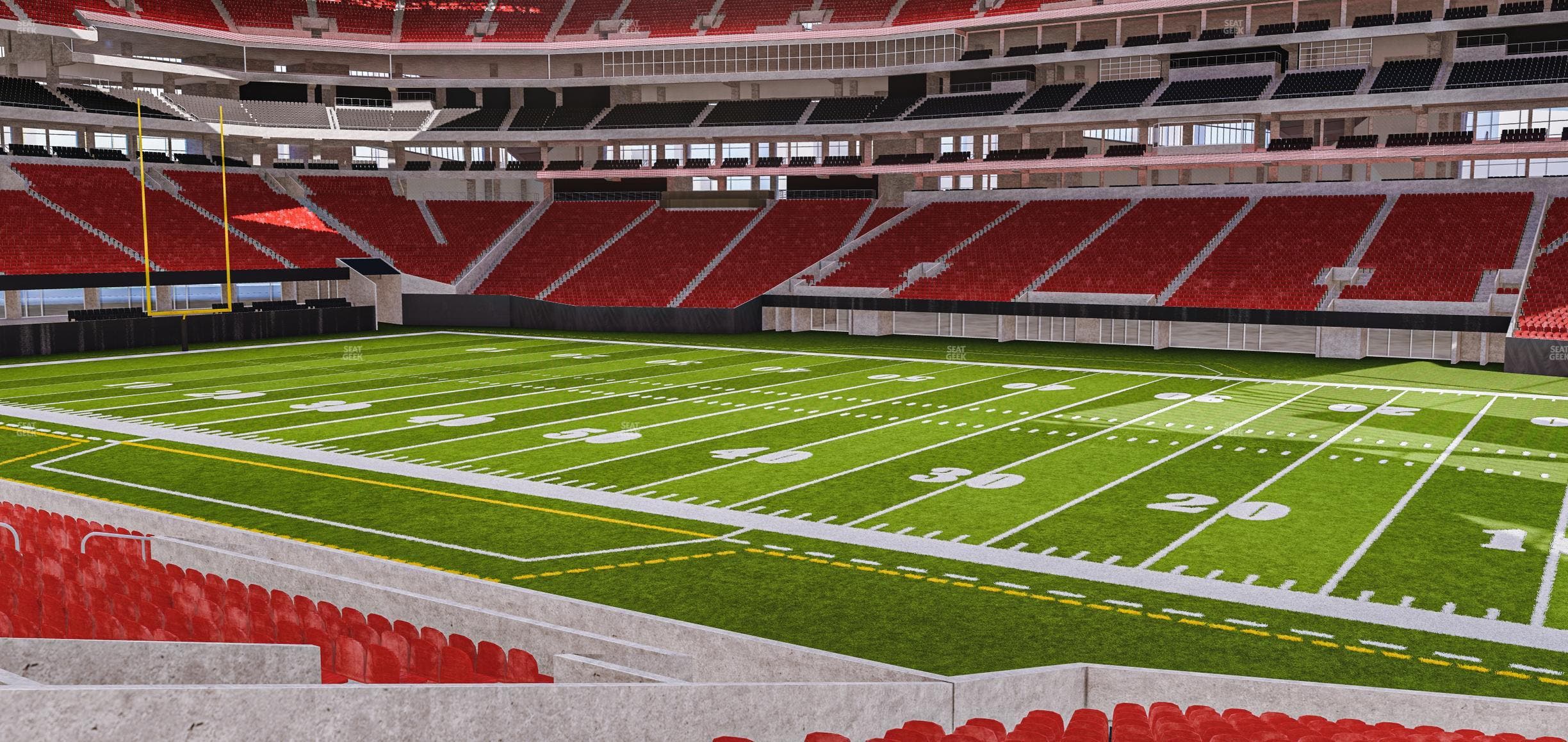 Mercedes-Benz Stadium - Section 107 Seat View