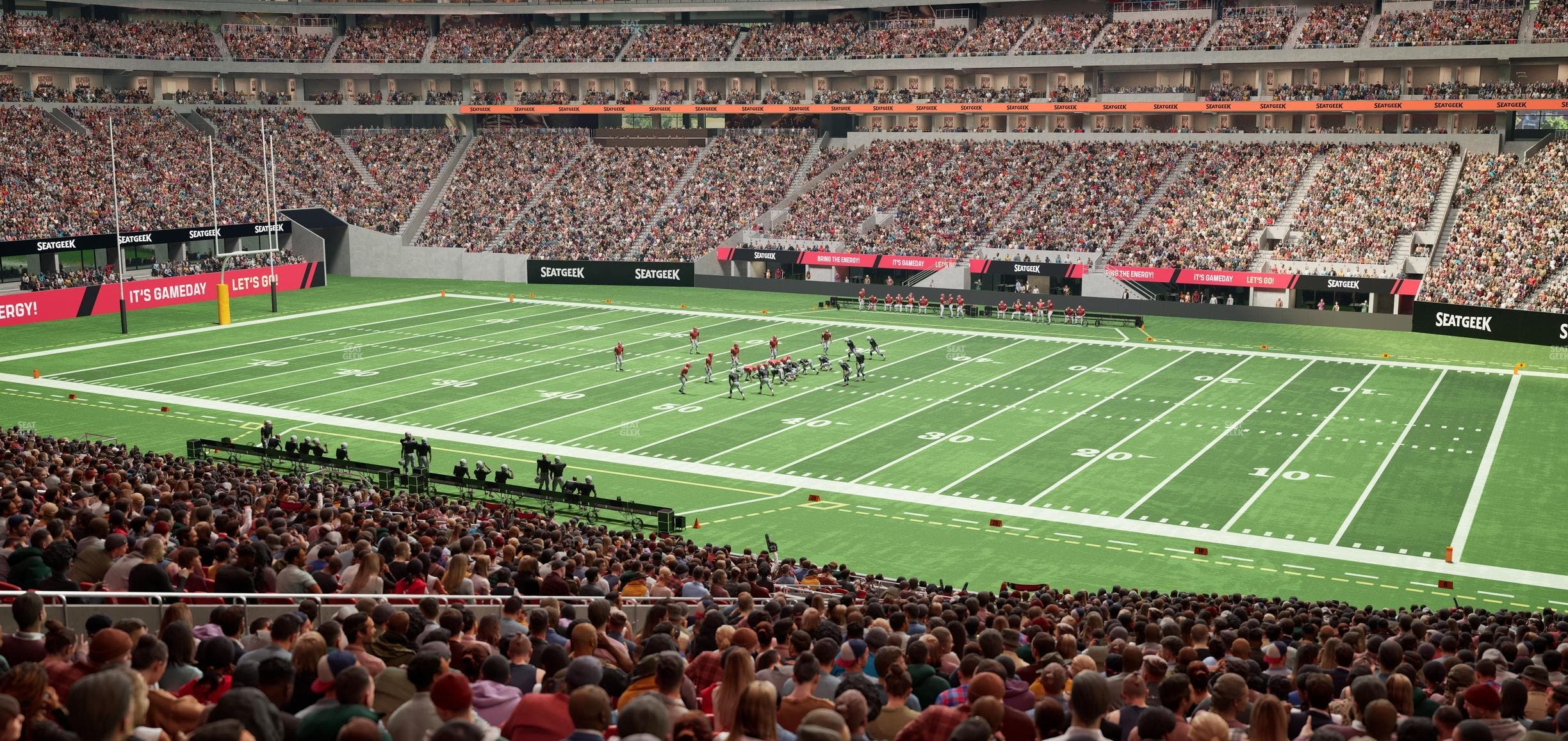 Mercedes-Benz Stadium - Section 107 Seat View