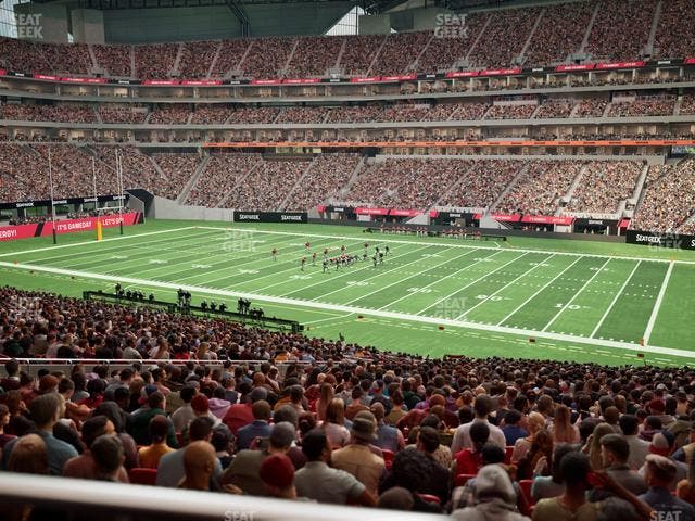 Mercedes-Benz Stadium - Section 107 Seat View