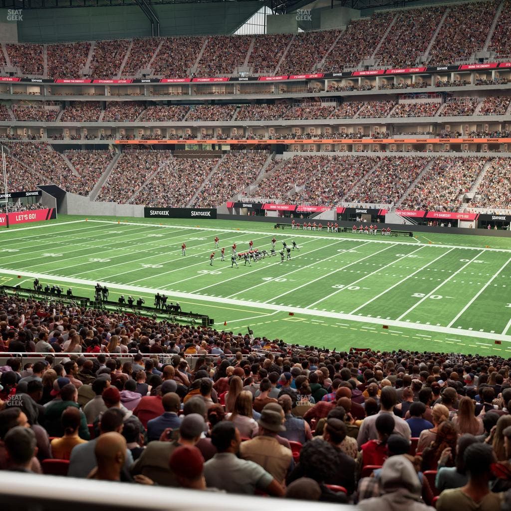 Mercedes-Benz Stadium - Section 107 Seat View