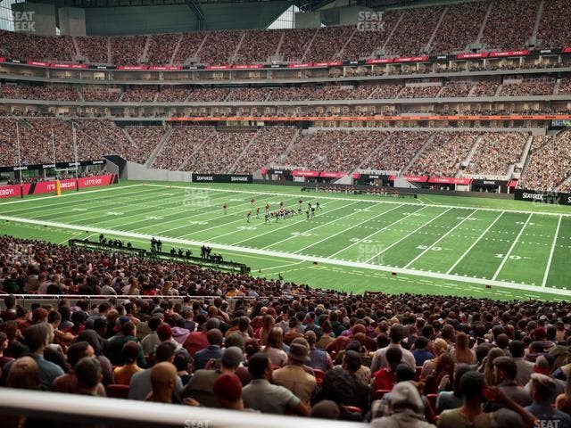 Mercedes-Benz Stadium - Section 107 Seat View