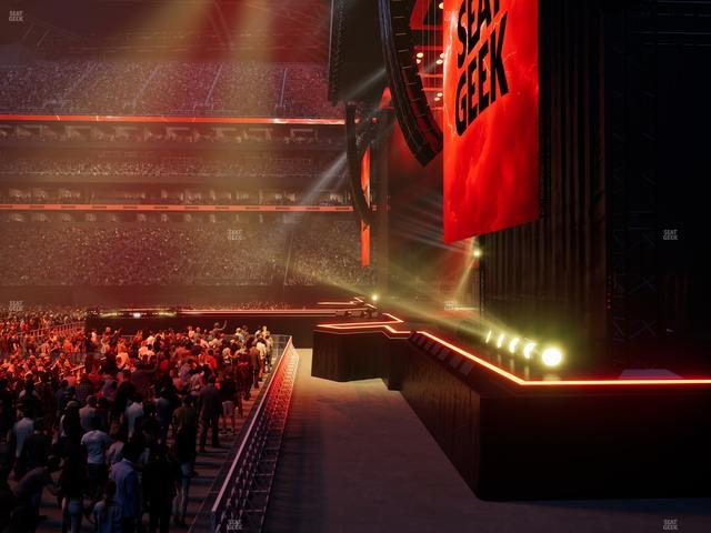 Mercedes-Benz Stadium - Section 107 Seat View