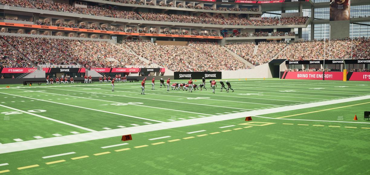 Mercedes-Benz Stadium - Section 113 Seat View
