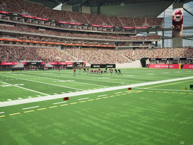 Mercedes-Benz Stadium - Section 113 Seat View