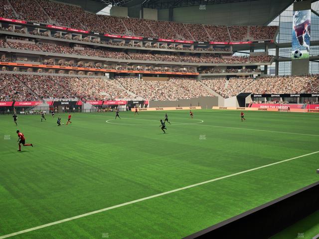 Mercedes-Benz Stadium - Section 113 Seat View