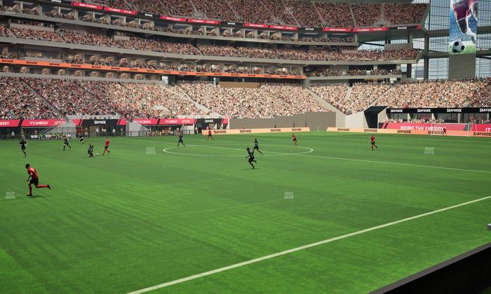 Mercedes-Benz Stadium - Section 113 Seat View