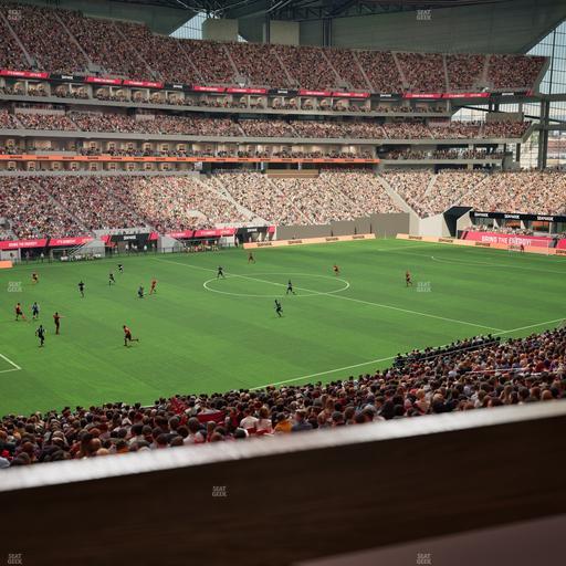 Mercedes-Benz Stadium - Section 114 L Seat View