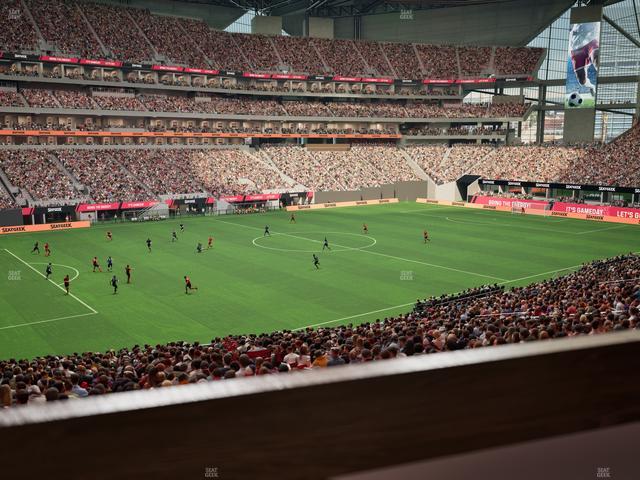 Mercedes-Benz Stadium - Section 114 L Seat View