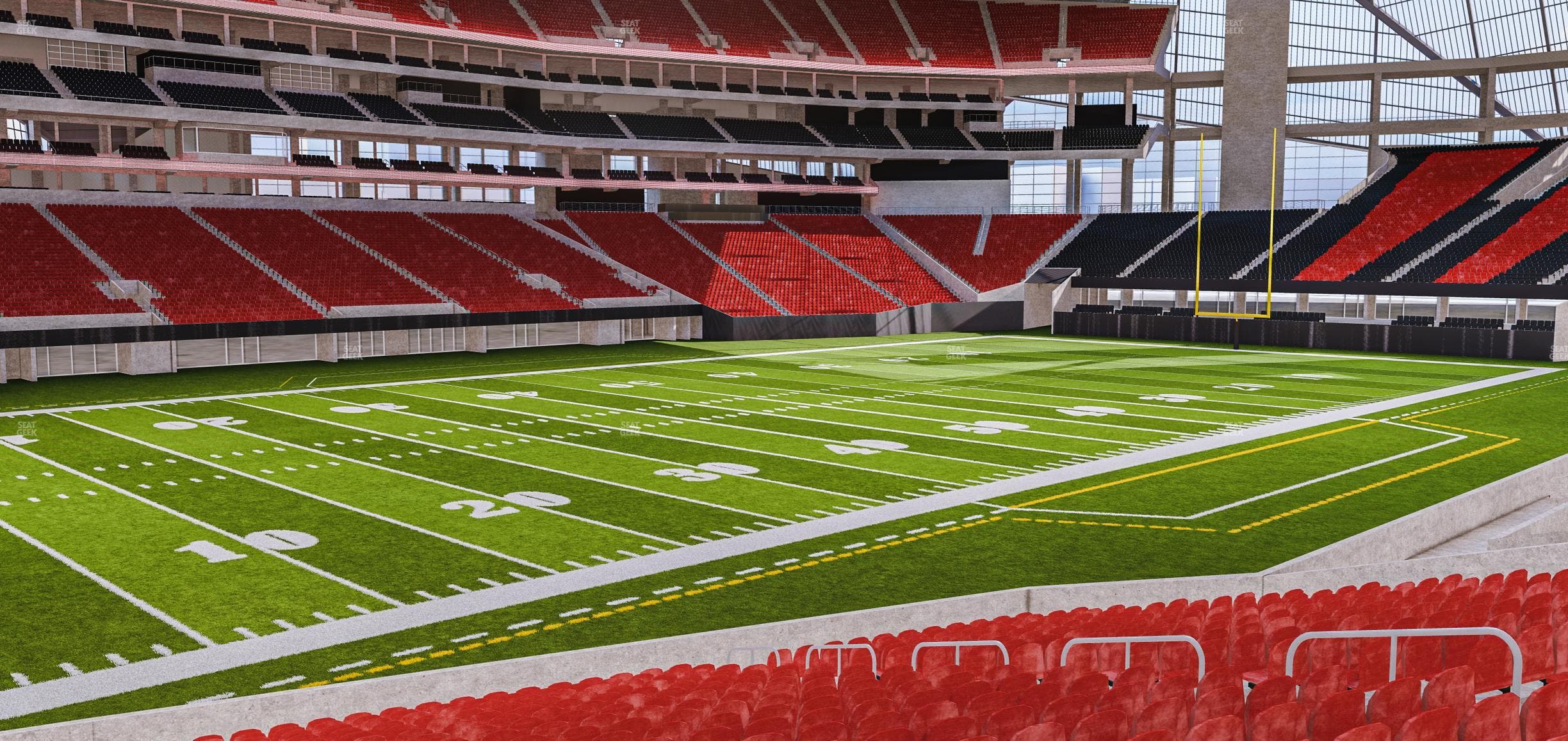 Mercedes-Benz Stadium - Section 114 L Seat View