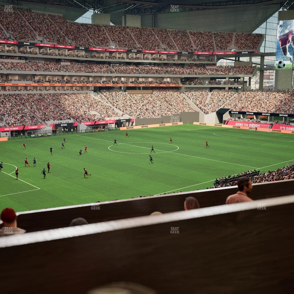 Mercedes-Benz Stadium - Section 114 L Seat View