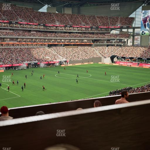 Mercedes-Benz Stadium - Section 114 L Seat View